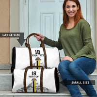 Custom Cornwall Football Travel Bag Mont Saint Michel - Wonder Print Shop