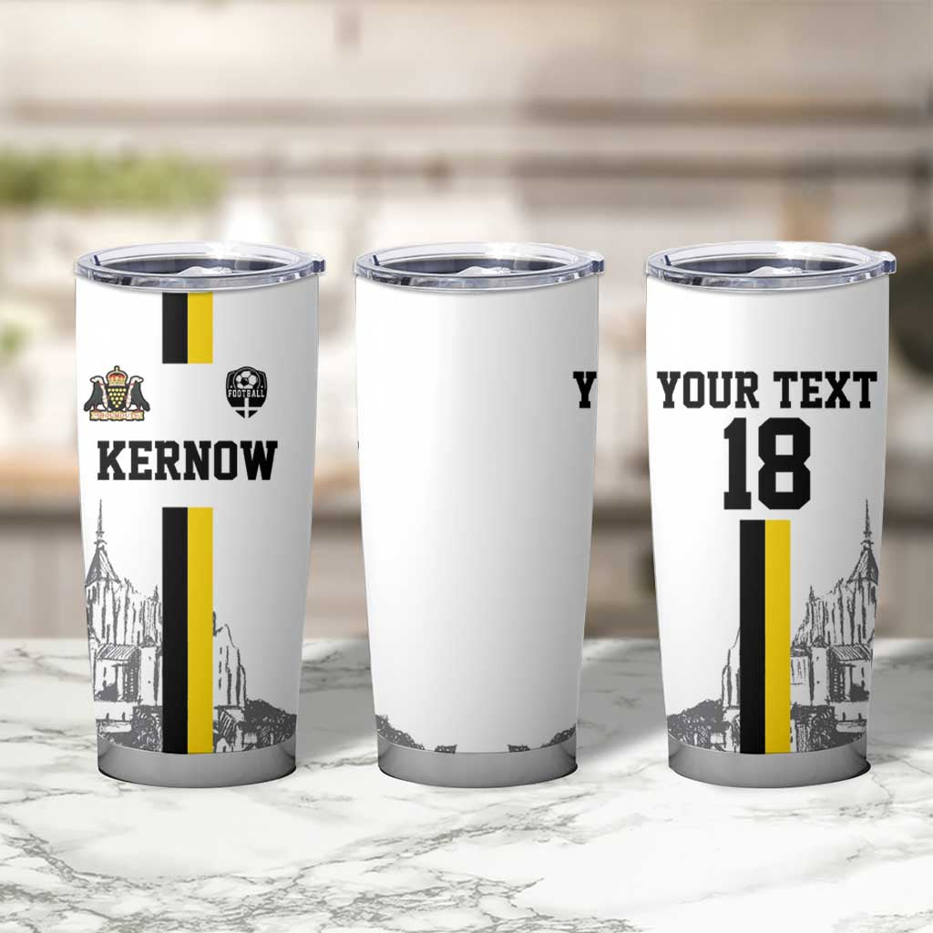 Custom Cornwall Football Tumbler Cup Mont Saint Michel - Wonder Print Shop