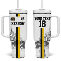 Custom Cornwall Football Tumbler With Handle Mont Saint Michel - Wonder Print Shop