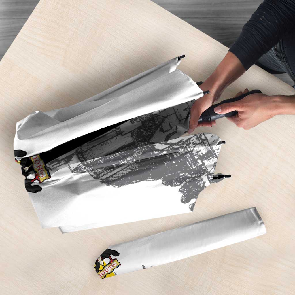 Custom Cornwall Football Umbrella Mont Saint Michel - Wonder Print Shop