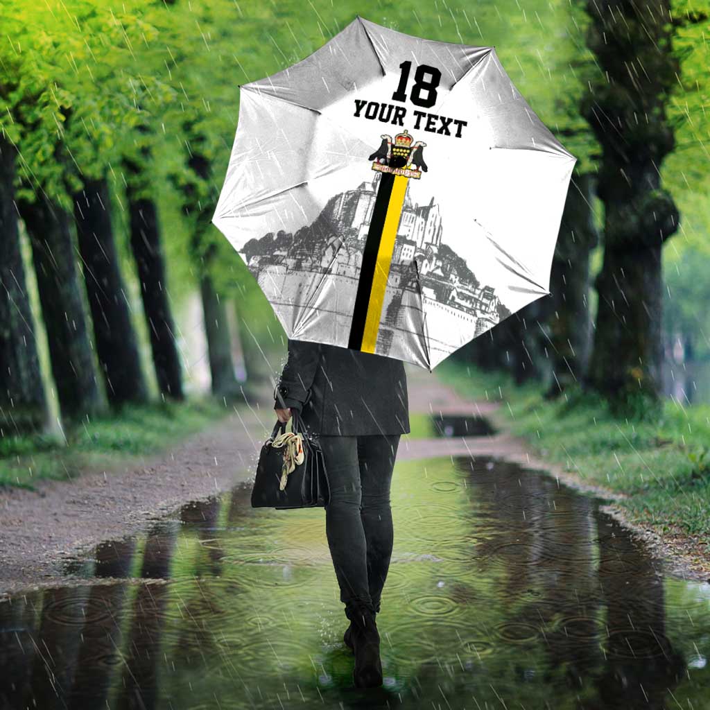 Custom Cornwall Football Umbrella Mont Saint Michel - Wonder Print Shop