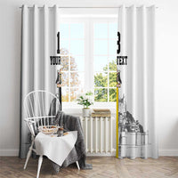 Custom Cornwall Football Window Curtain Mont Saint Michel - Wonder Print Shop