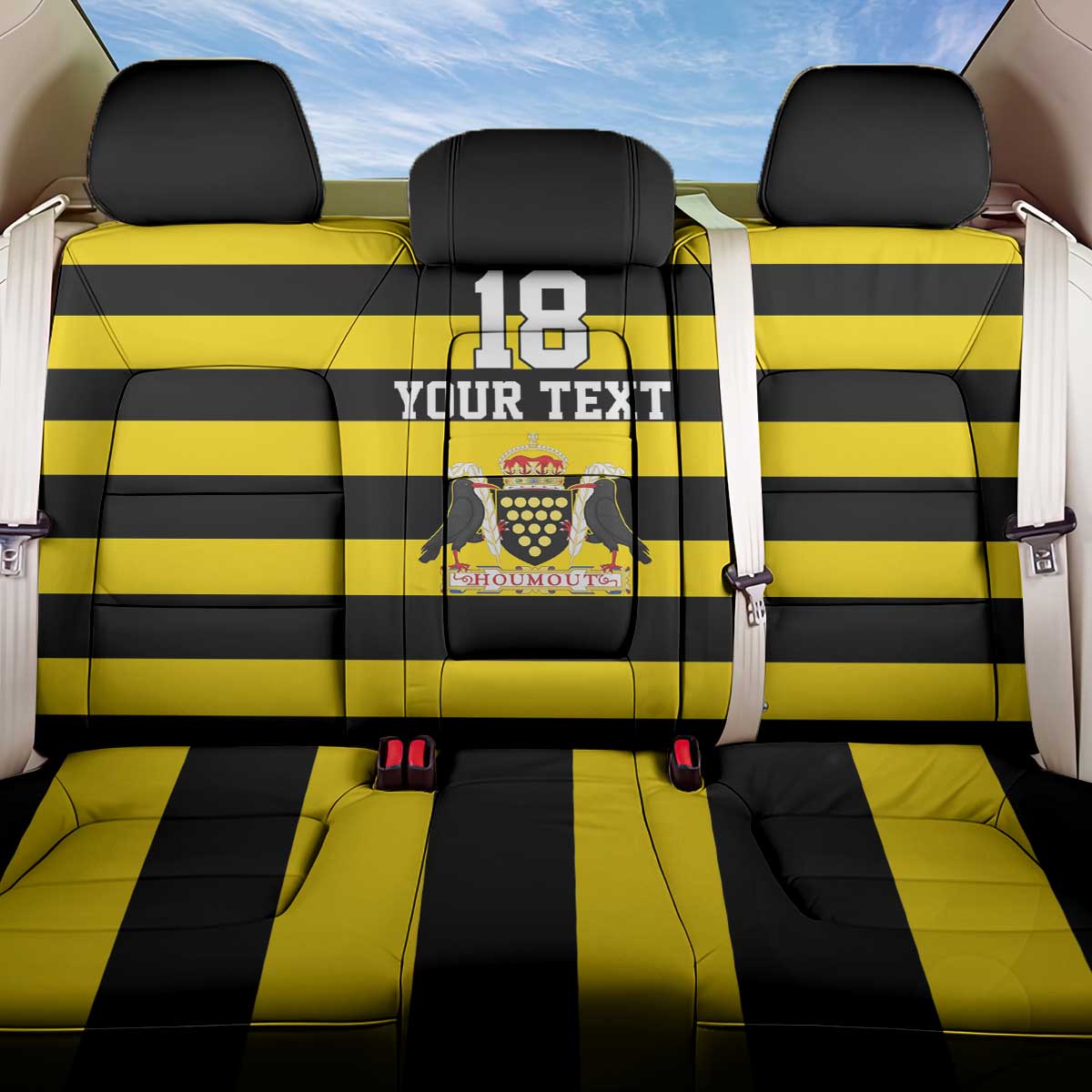 Custom Cornwall Rugby Back Car Seat Cover One and All - Wonder Print Shop