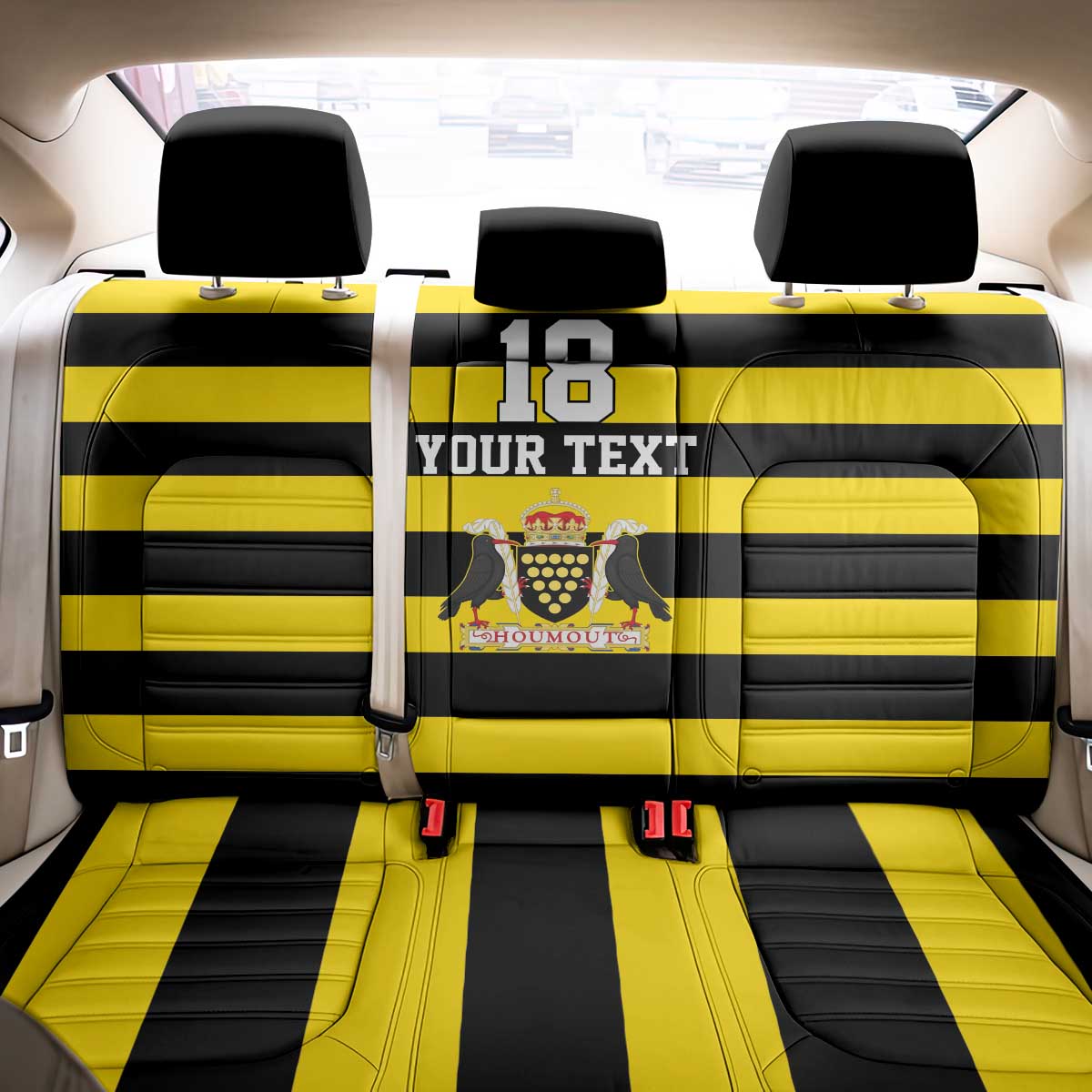 Custom Cornwall Rugby Back Car Seat Cover One and All - Wonder Print Shop