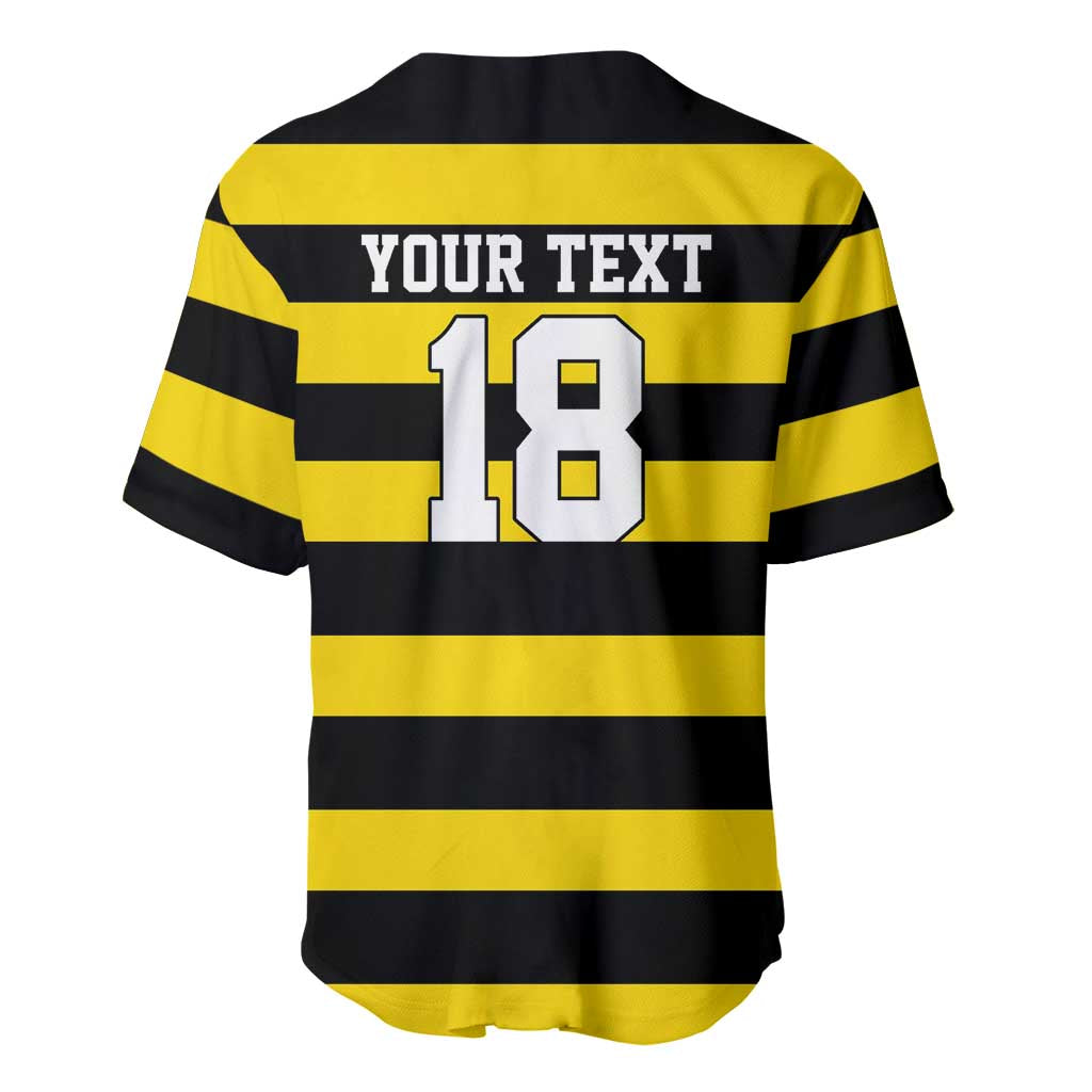 Custom Cornwall Rugby Baseball Jersey One and All - Wonder Print Shop