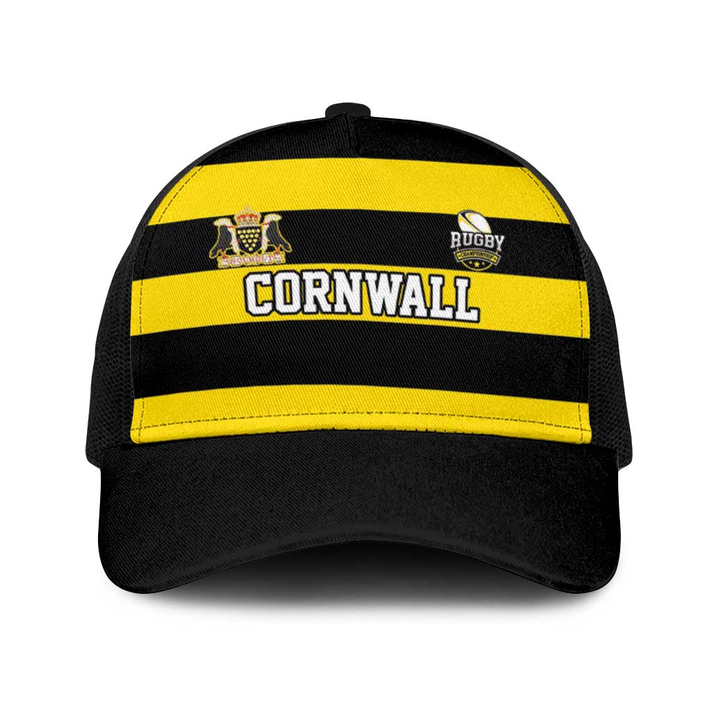 Cornwall Rugby Baseball Net Cap One and All - Wonder Print Shop