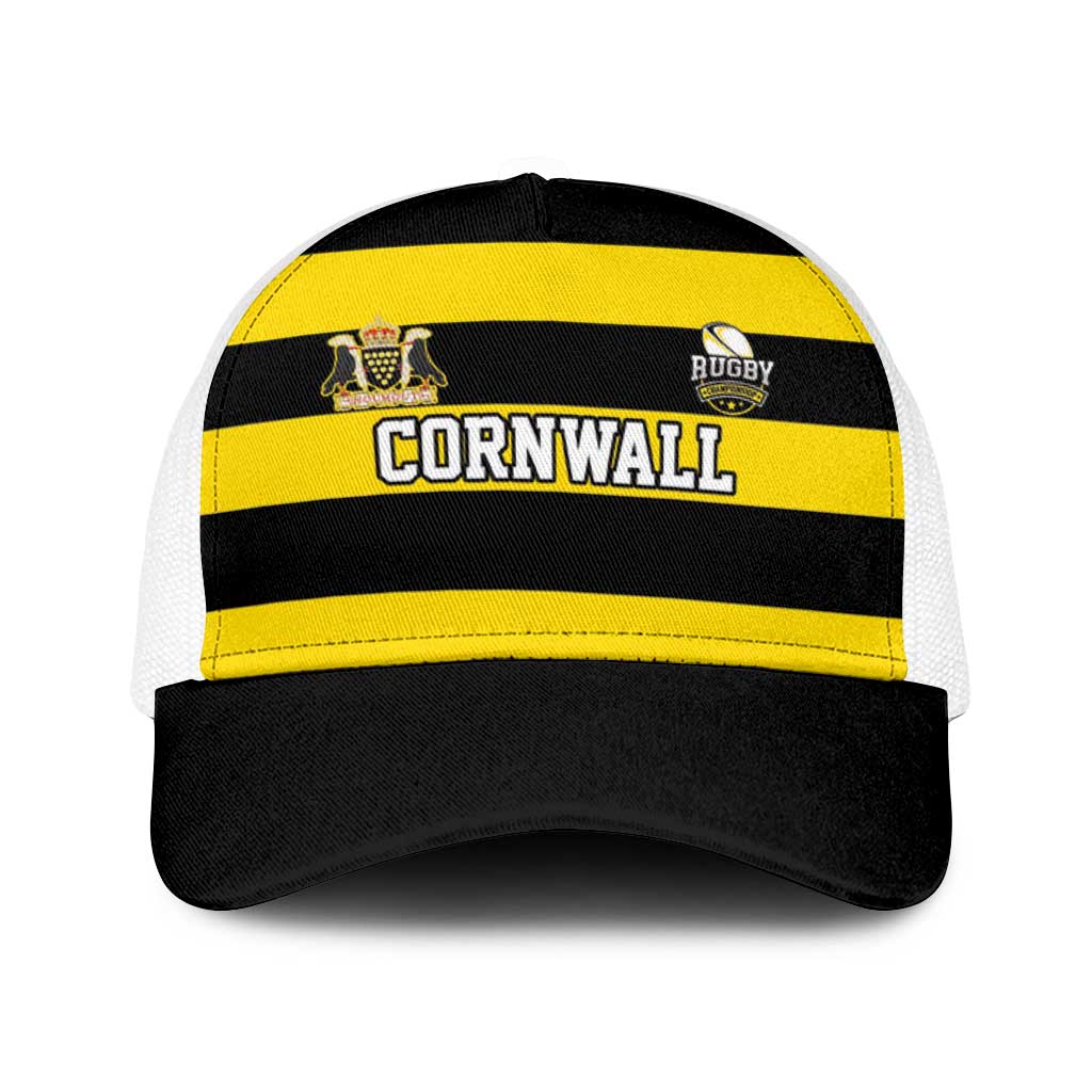 Cornwall Rugby Baseball Net Cap One and All - Wonder Print Shop