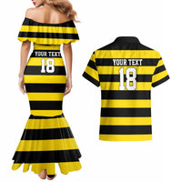 Custom Cornwall Rugby Couples Matching Mermaid Dress and Hawaiian Shirt One and All - Wonder Print Shop