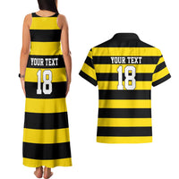 Custom Cornwall Rugby Couples Matching Tank Maxi Dress and Hawaiian Shirt One and All - Wonder Print Shop