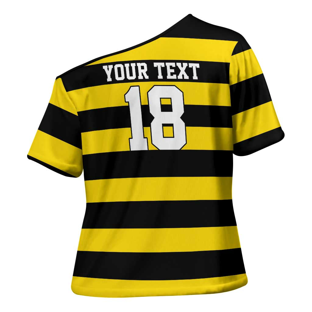 Custom Cornwall Rugby Cross Shoulder Shirt One and All - Wonder Print Shop