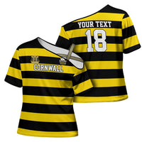 Custom Cornwall Rugby Cross Shoulder Shirt One and All - Wonder Print Shop