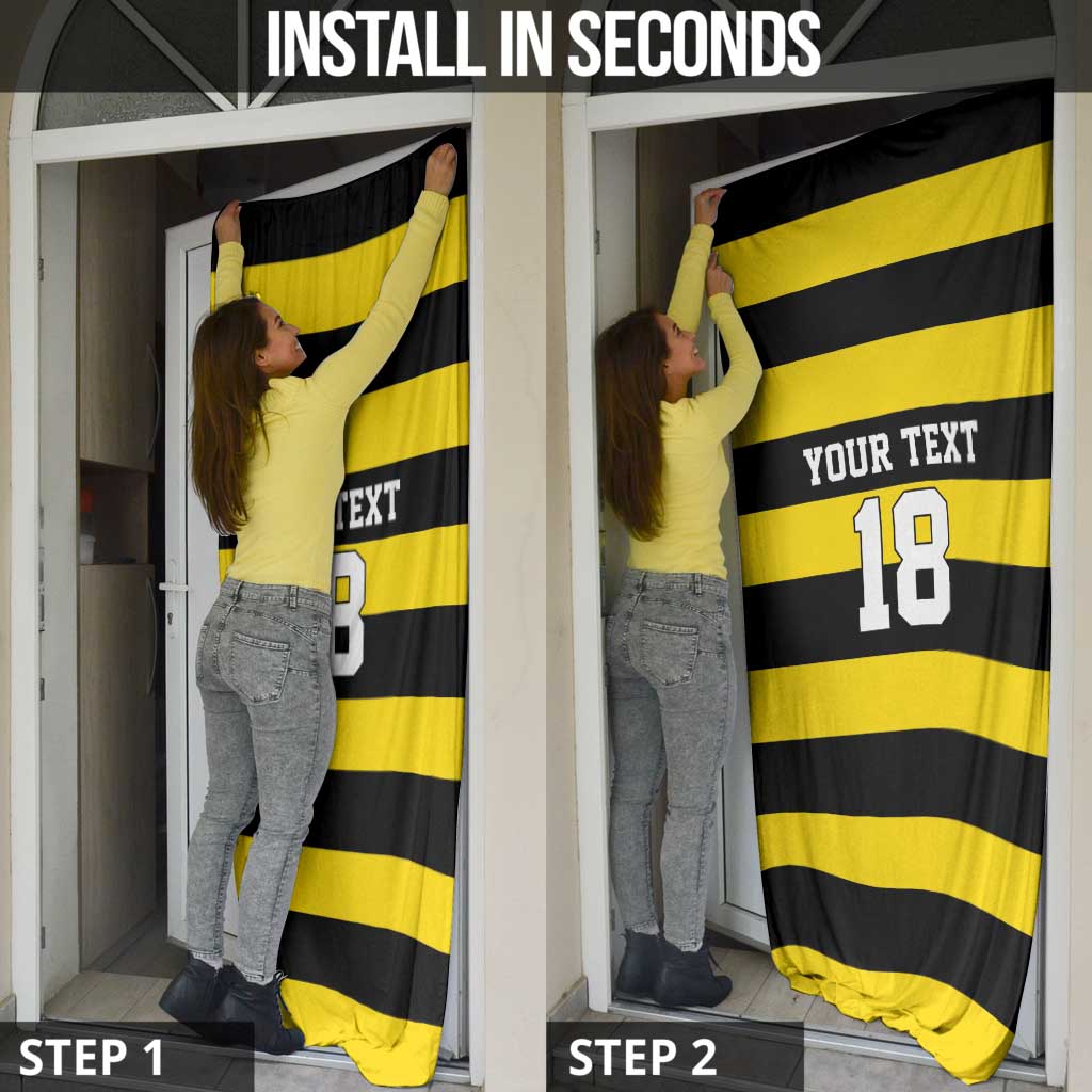 Custom Cornwall Rugby Door Cover One and All - Wonder Print Shop