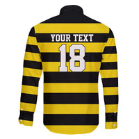 Custom Cornwall Rugby Family Matching Long Sleeve Bodycon Dress and Hawaiian Shirt One and All - Wonder Print Shop