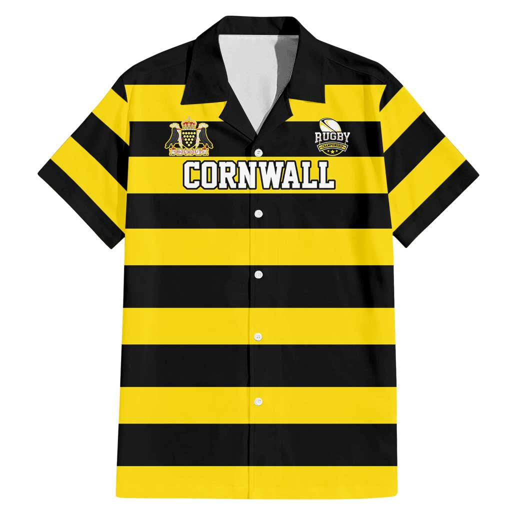 Custom Cornwall Rugby Family Matching Mermaid Dress and Hawaiian Shirt One and All - Wonder Print Shop