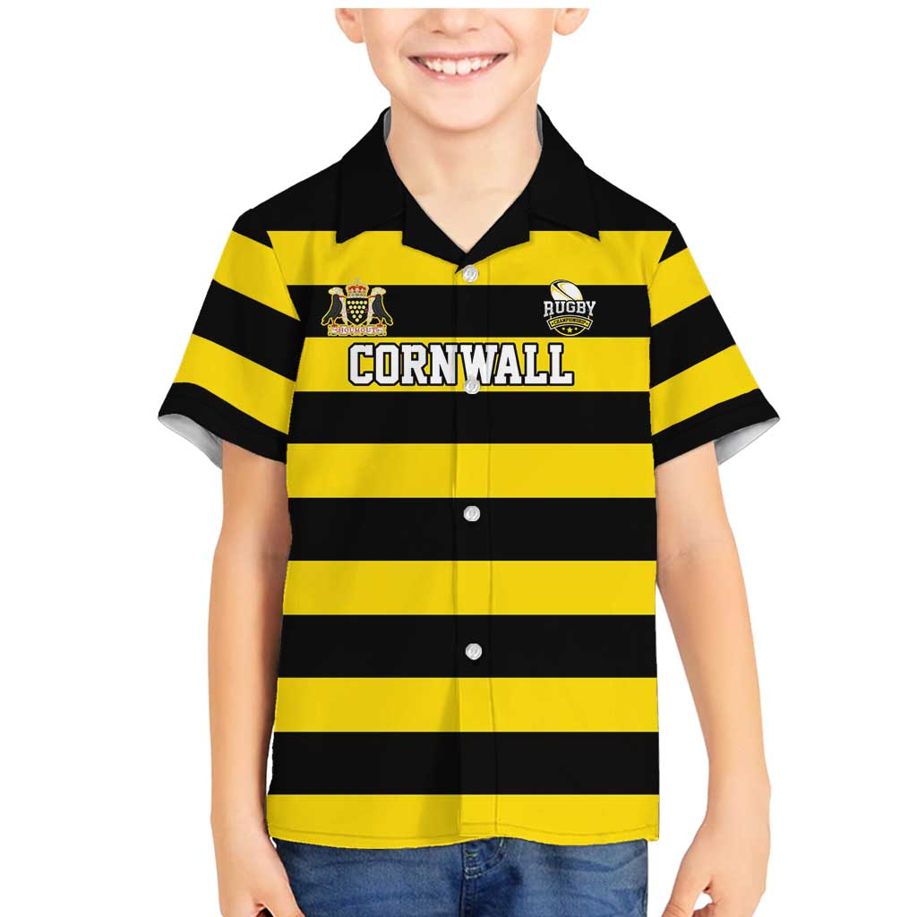 Custom Cornwall Rugby Family Matching Mermaid Dress and Hawaiian Shirt One and All - Wonder Print Shop