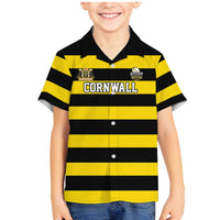 Custom Cornwall Rugby Family Matching Mermaid Dress and Hawaiian Shirt One and All - Wonder Print Shop