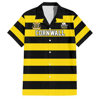 Custom Cornwall Rugby Family Matching Off Shoulder Short Dress and Hawaiian Shirt One and All - Wonder Print Shop