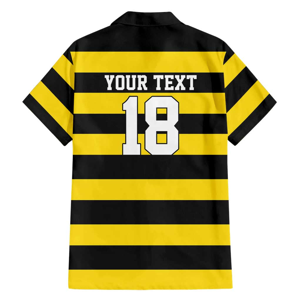 Custom Cornwall Rugby Family Matching Short Sleeve Bodycon Dress and Hawaiian Shirt One and All - Wonder Print Shop