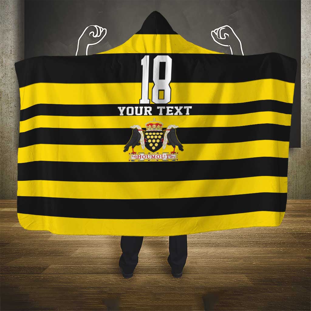 Custom Cornwall Rugby Hooded Blanket One and All - Wonder Print Shop