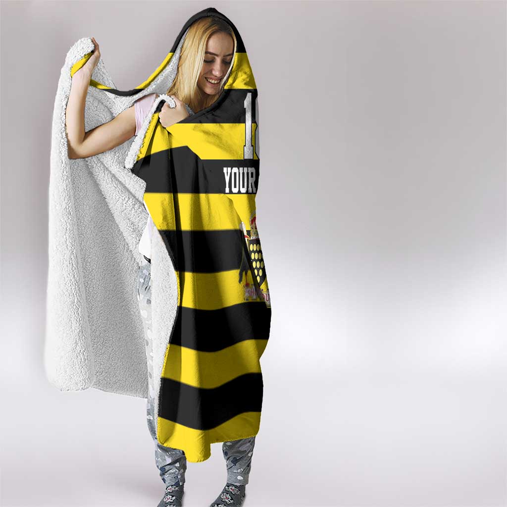 Custom Cornwall Rugby Hooded Blanket One and All - Wonder Print Shop