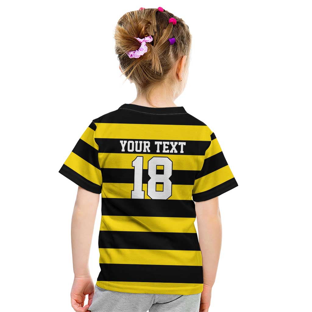 Custom Cornwall Rugby Kid T Shirt One and All - Wonder Print Shop