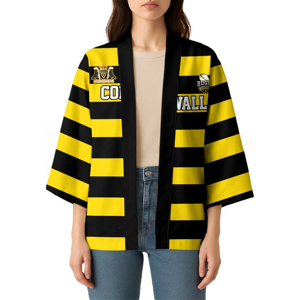 Custom Cornwall Rugby Kimono One and All - Wonder Print Shop