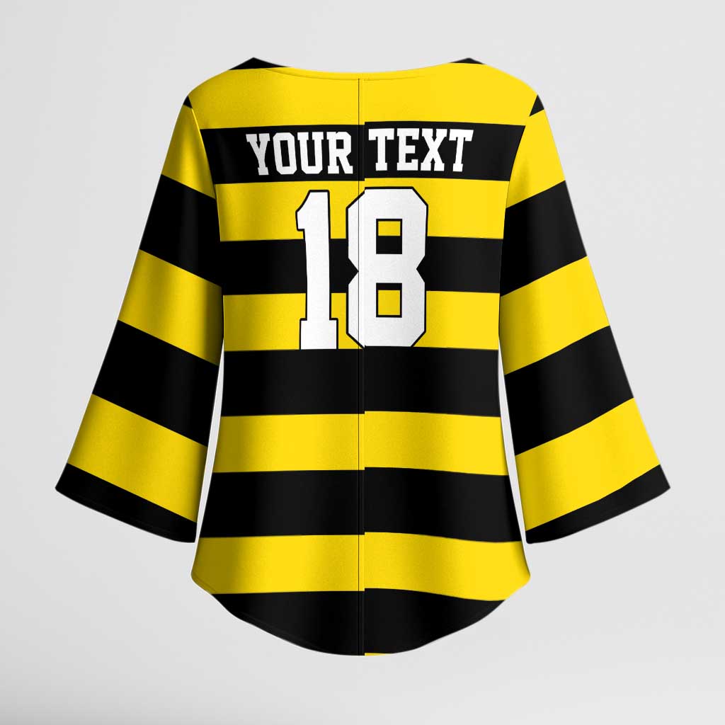 Custom Cornwall Rugby Kimono Sleeve Blouse One and All - Wonder Print Shop