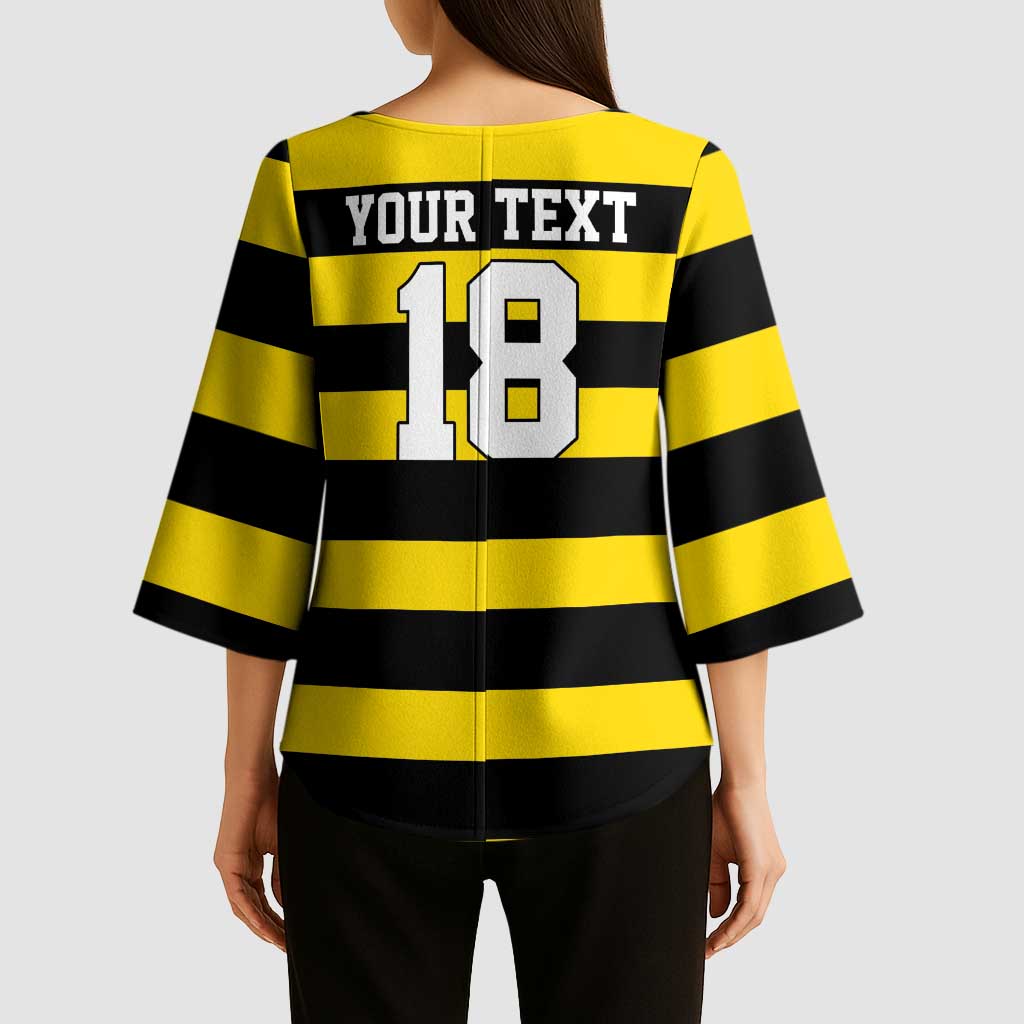 Custom Cornwall Rugby Kimono Sleeve Blouse One and All - Wonder Print Shop