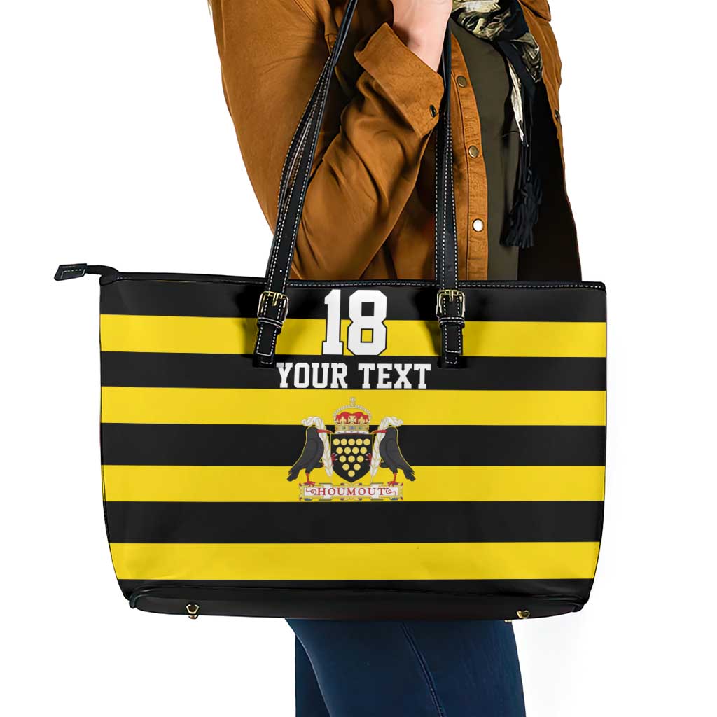 Custom Cornwall Rugby Leather Tote Bag One and All - Wonder Print Shop