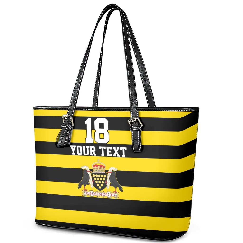 Custom Cornwall Rugby Leather Tote Bag One and All - Wonder Print Shop
