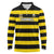Custom Cornwall Rugby Long Sleeve Polo Shirt One and All - Wonder Print Shop