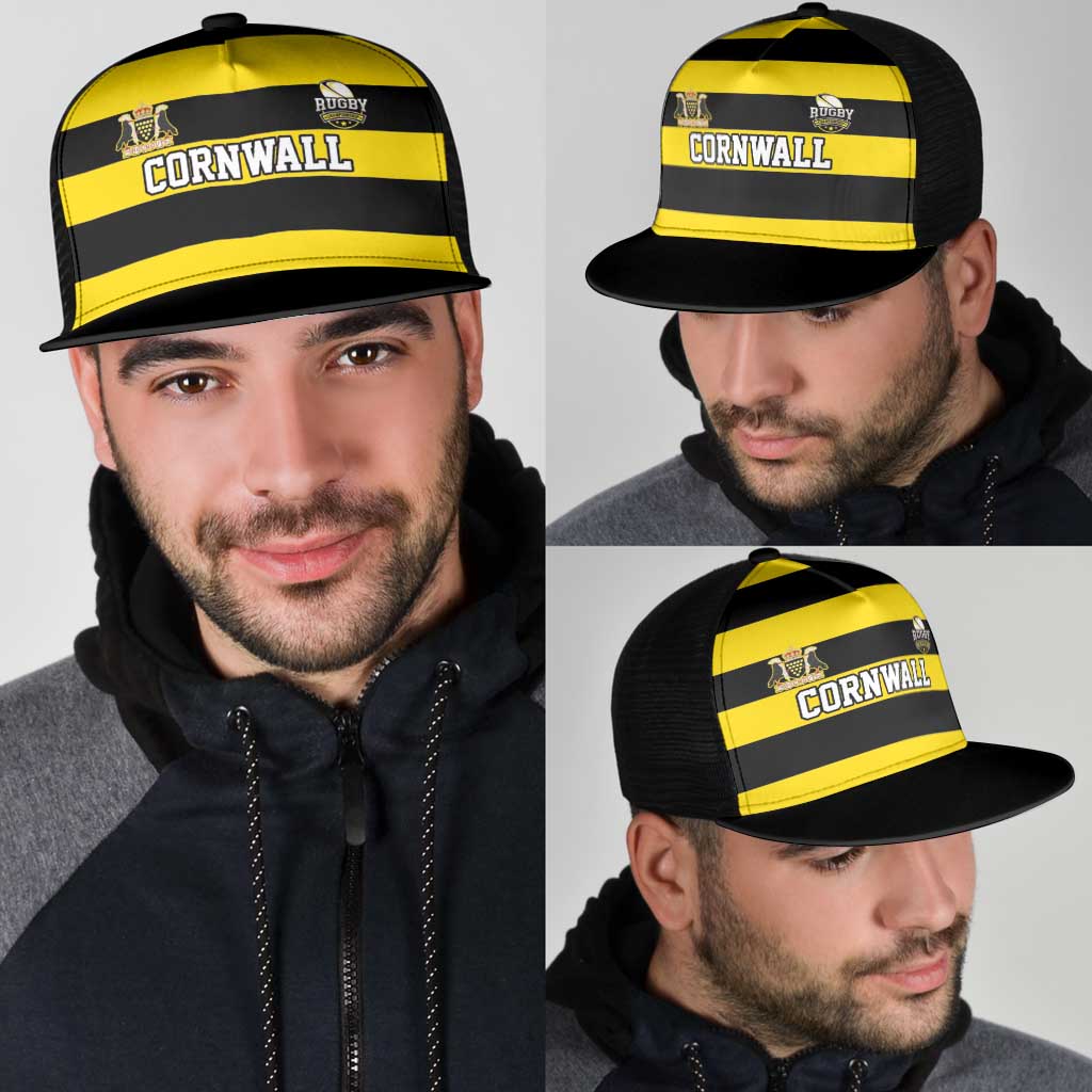 Cornwall Rugby Mesh Trucker Cap One and All - Wonder Print Shop