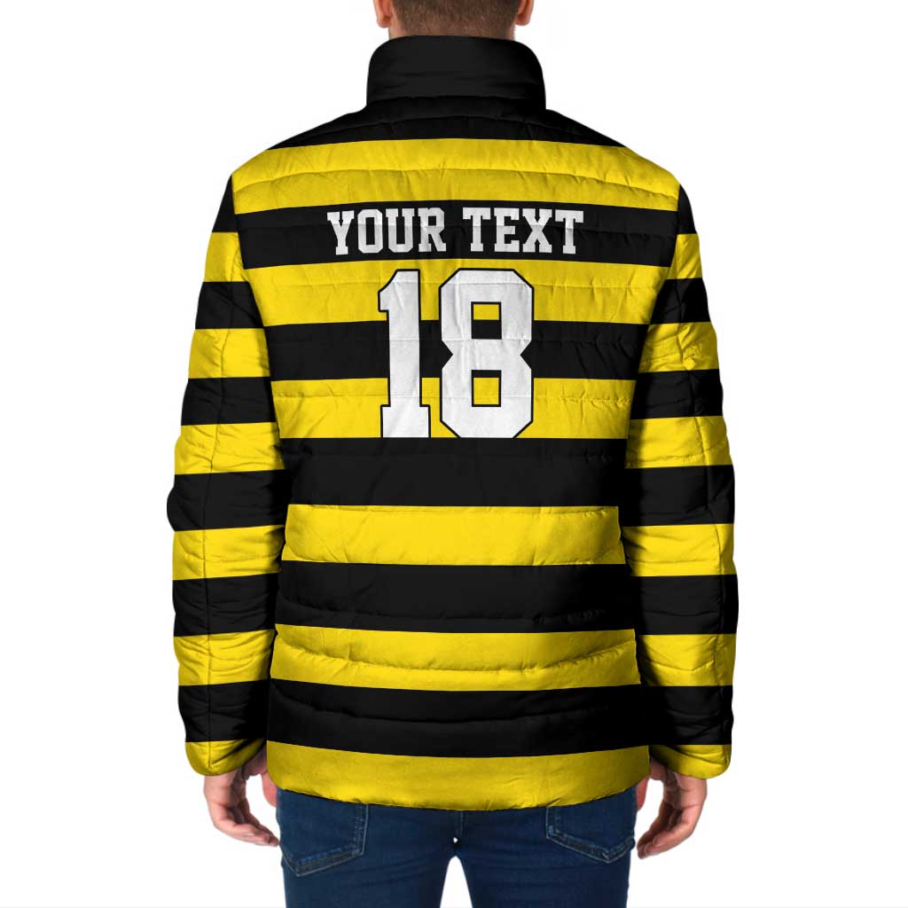 Custom Cornwall Rugby Padded Jacket One and All - Wonder Print Shop