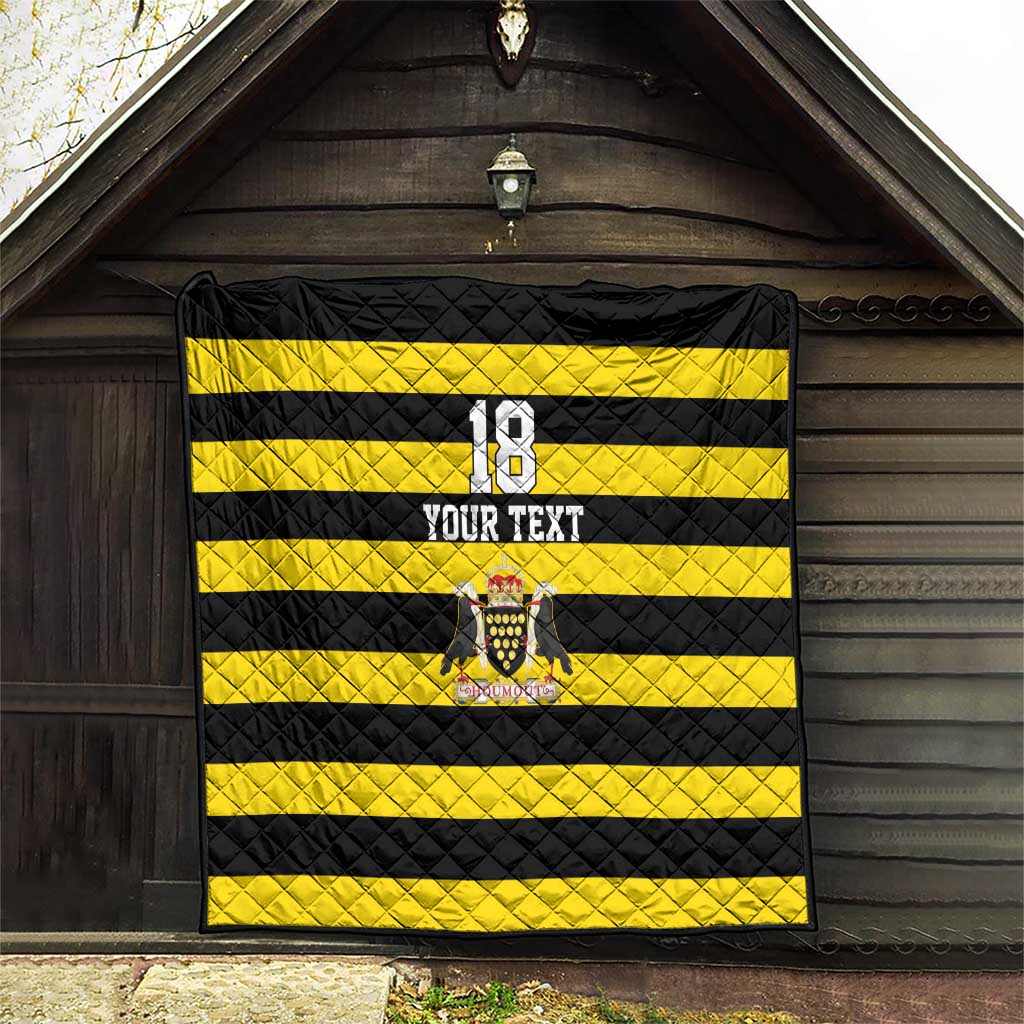 Custom Cornwall Rugby Quilt One and All - Wonder Print Shop