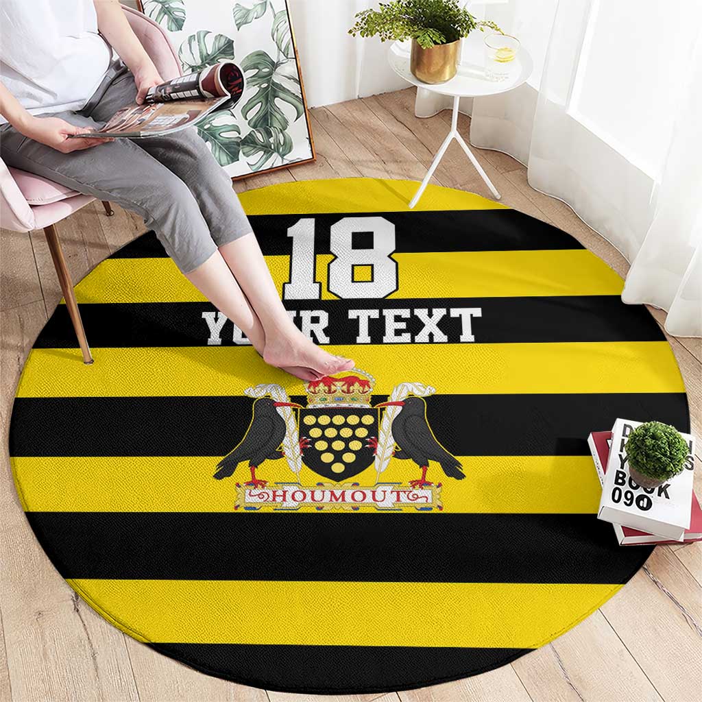 Custom Cornwall Rugby Round Carpet One and All - Wonder Print Shop