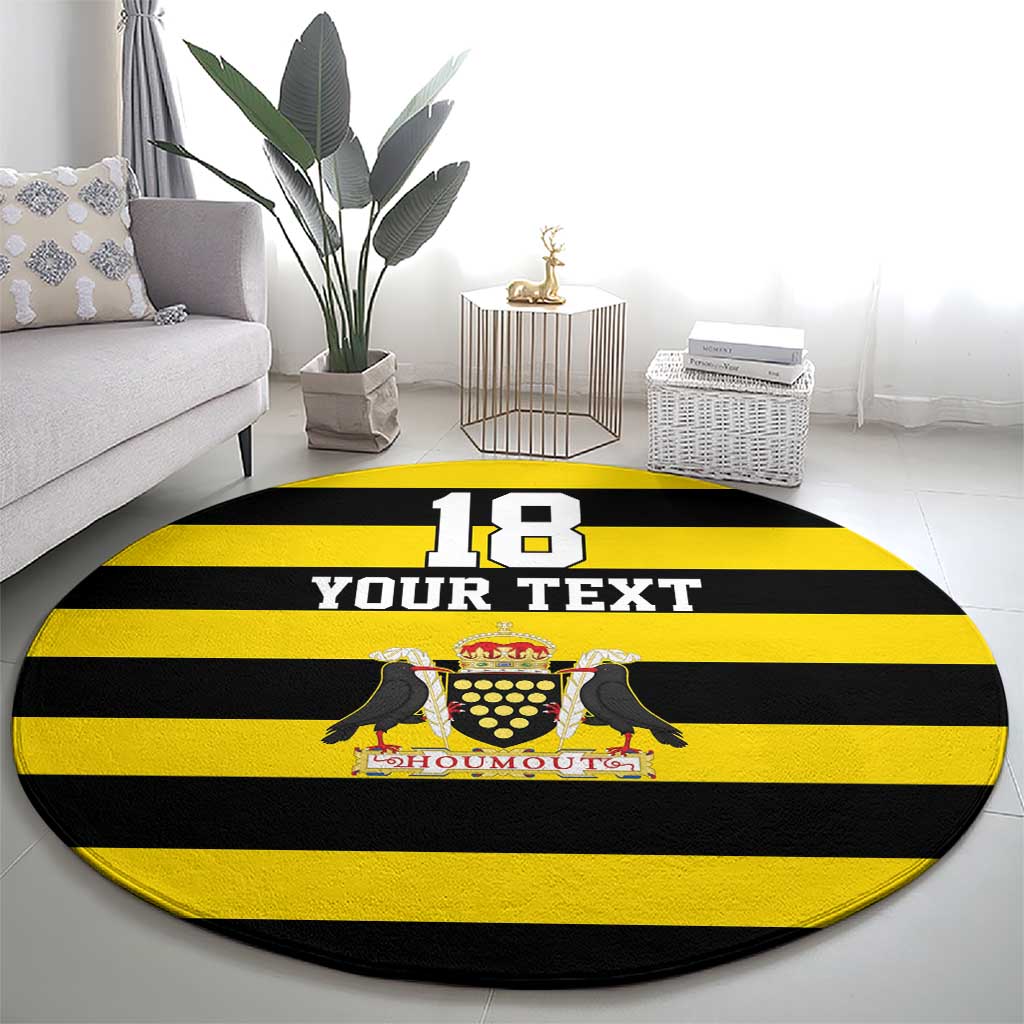 Custom Cornwall Rugby Round Carpet One and All - Wonder Print Shop