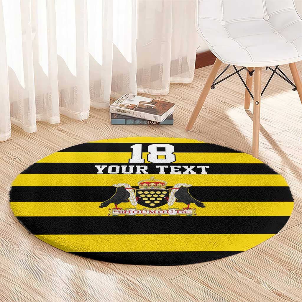 Custom Cornwall Rugby Round Carpet One and All - Wonder Print Shop