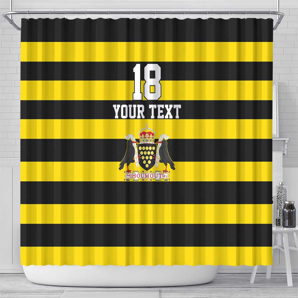 Custom Cornwall Rugby Shower Curtain One and All - Wonder Print Shop