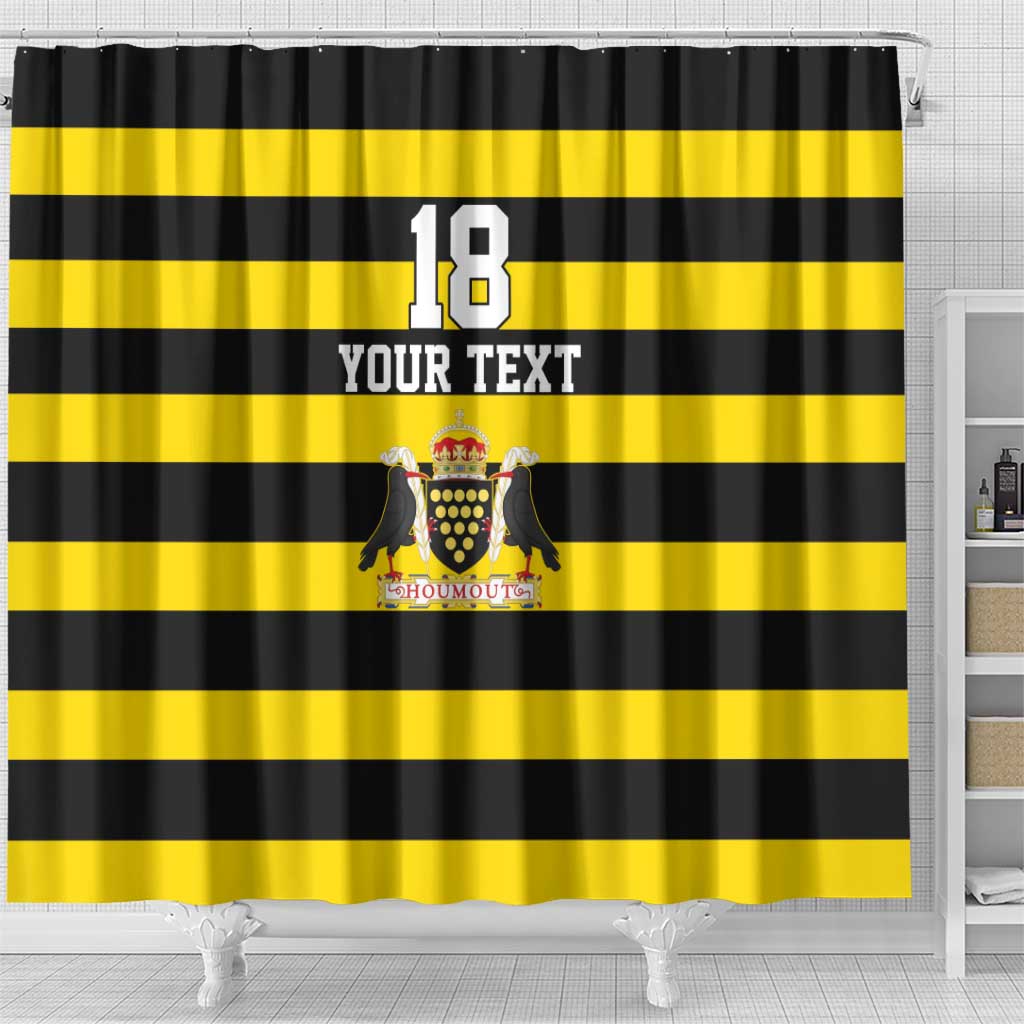 Custom Cornwall Rugby Shower Curtain One and All - Wonder Print Shop
