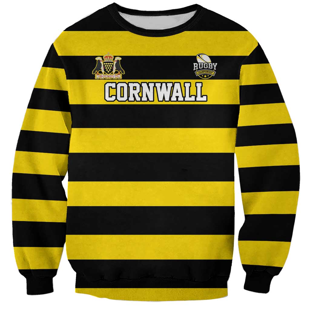 Custom Cornwall Rugby Sweatshirt One and All - Wonder Print Shop
