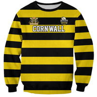 Custom Cornwall Rugby Sweatshirt One and All - Wonder Print Shop