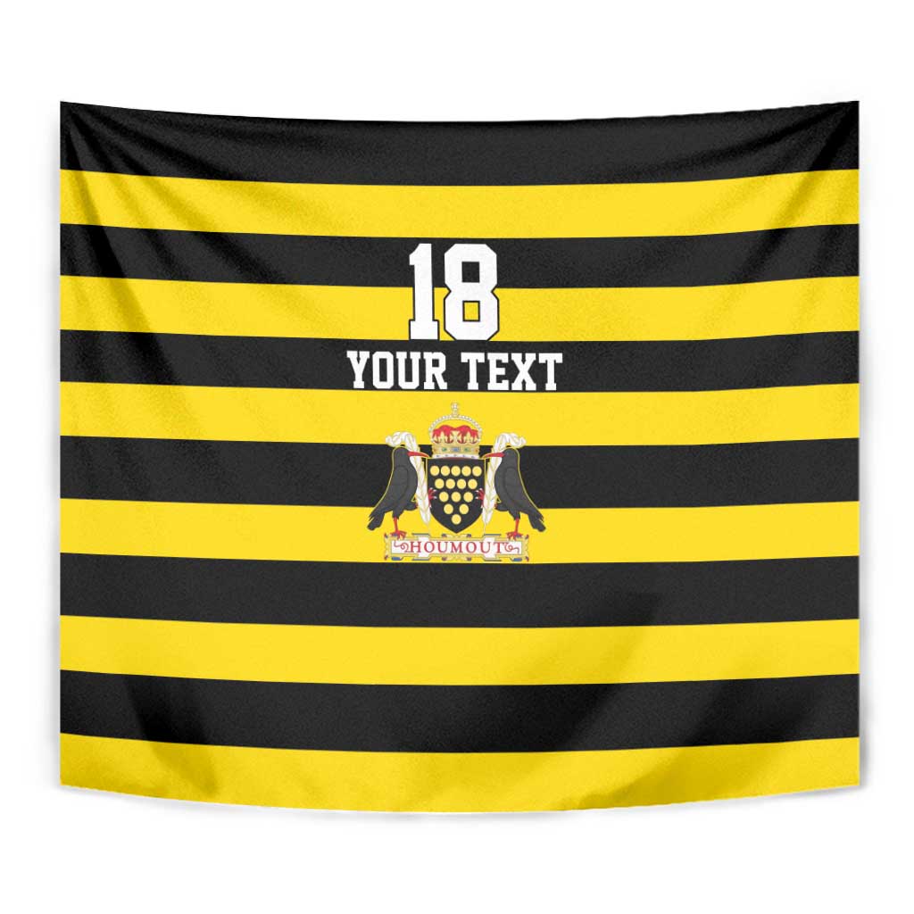 Custom Cornwall Rugby Tapestry One and All - Wonder Print Shop
