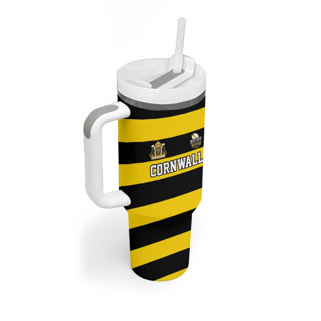 Custom Cornwall Rugby Tumbler With Handle One and All - Wonder Print Shop