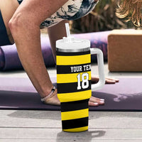 Custom Cornwall Rugby Tumbler With Handle One and All - Wonder Print Shop