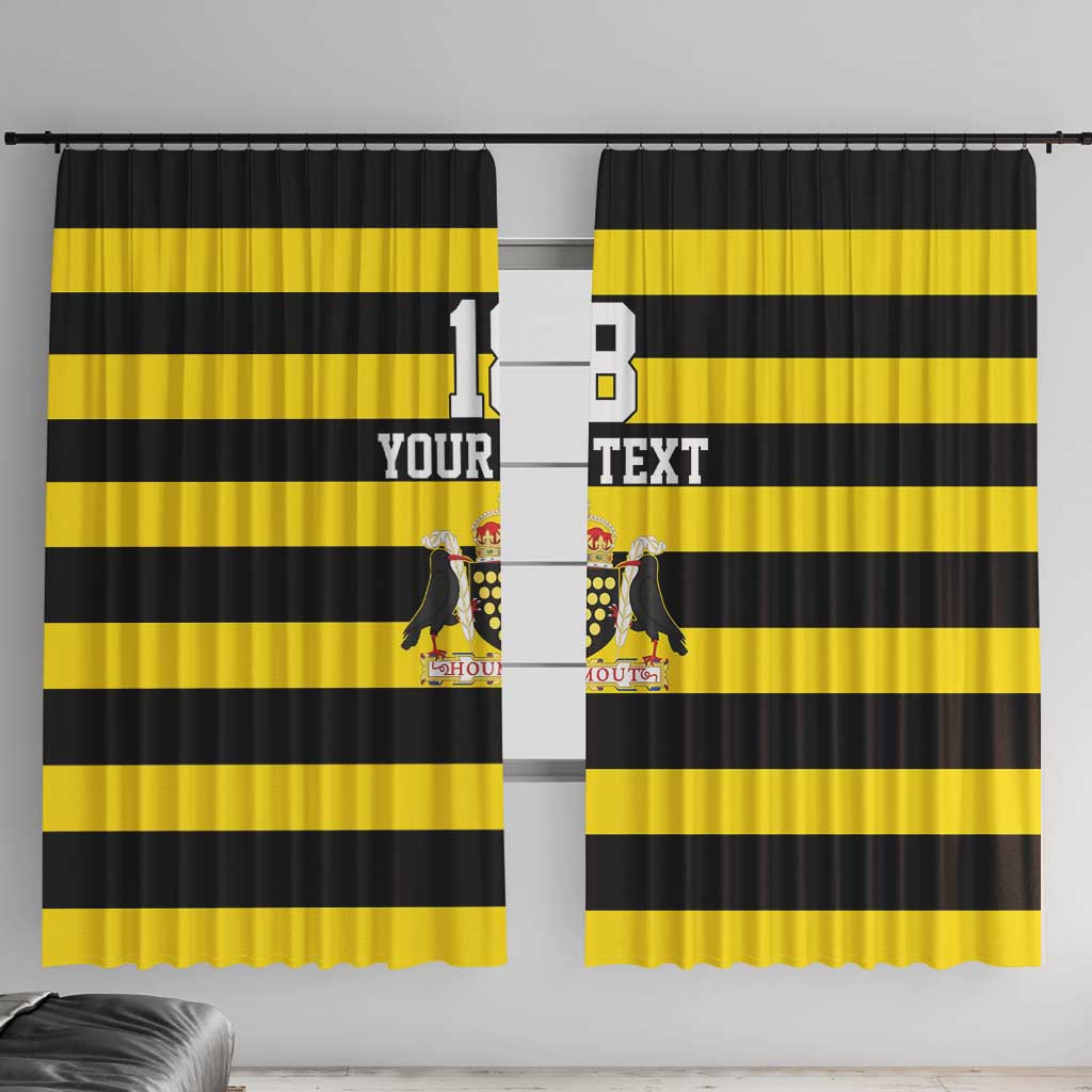Custom Cornwall Rugby Window Curtain One and All - Wonder Print Shop