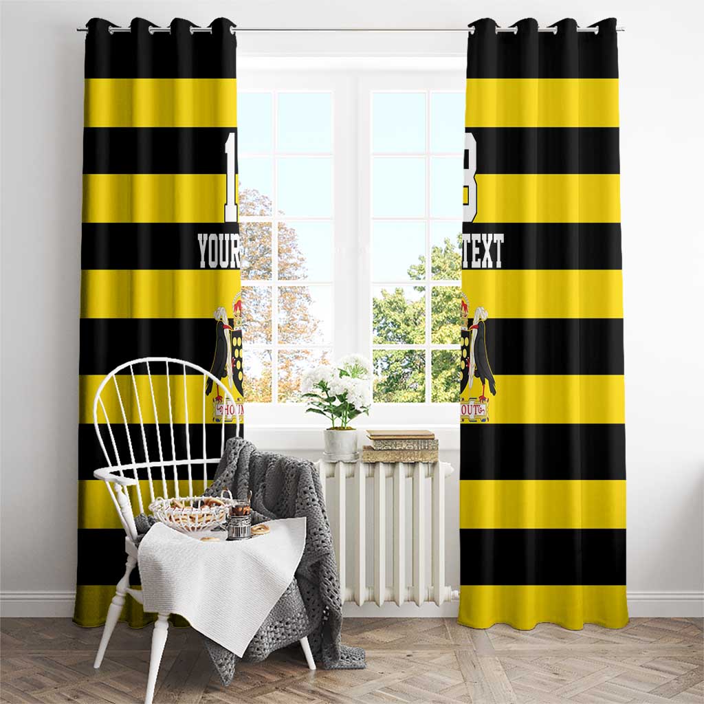 Custom Cornwall Rugby Window Curtain One and All - Wonder Print Shop