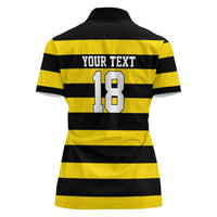 Custom Cornwall Rugby Women Polo Shirt One and All - Wonder Print Shop