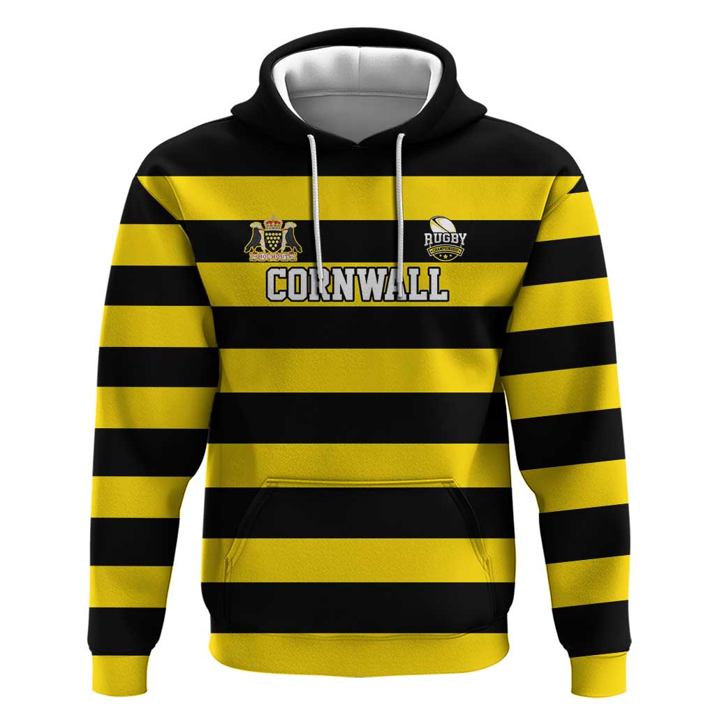 Custom Cornwall Rugby Zip Hoodie One and All - Wonder Print Shop