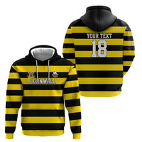 Custom Cornwall Rugby Zip Hoodie One and All - Wonder Print Shop