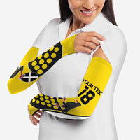 Custom Cornwall Rugby Arm Sleeves Cornish Chough Go Champion - Wonder Print Shop